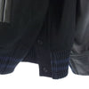 Sacai サカイ × MADSAKI 22AW 22-02879M WOOL MELTON BLOUSON 袖レザー切替 スローガン ウールメルトン ブルゾン ボンバージャケット ブラック系 4【美品】【中古】