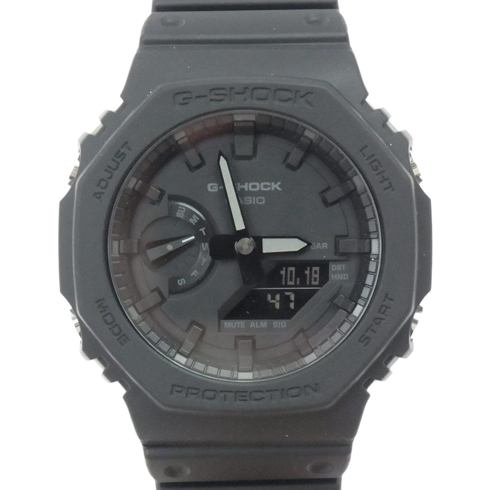 G-SHOCK ジーショック GA-2100-1A1JF カーボンコアガード デジアナ リストウォッチ ダークグレー系【新古品】【未使用】【中古】