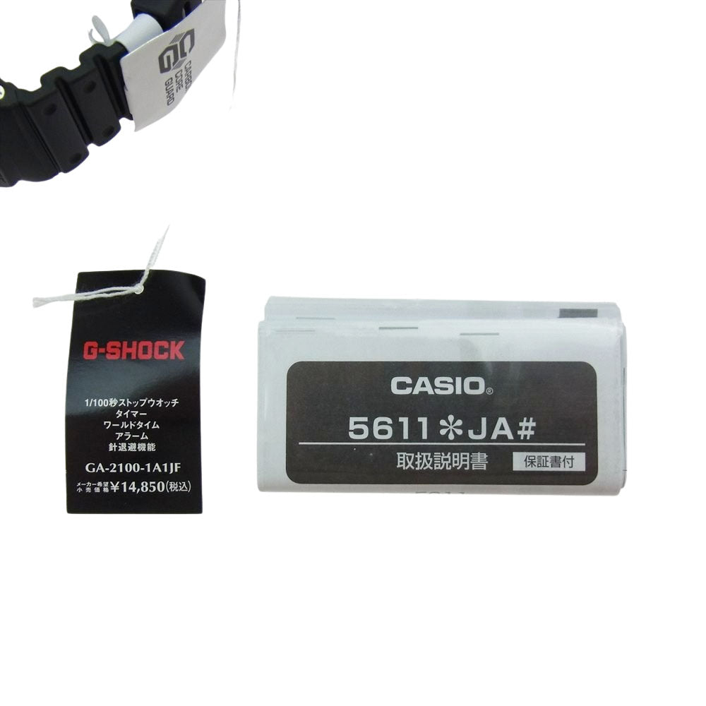 G-SHOCK ジーショック GA-2100-1A1JF カーボンコアガード デジアナ リストウォッチ ダークグレー系【新古品】【未使用】【中古】