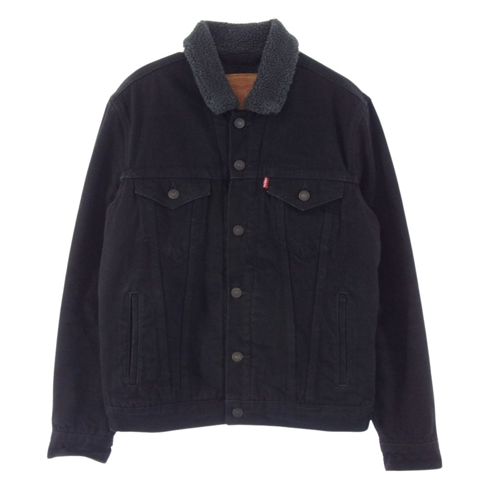 Levi's リーバイス 705980032 シェルパ トラッカー ジャケット  ブラックリンス ブラック系 S【中古】