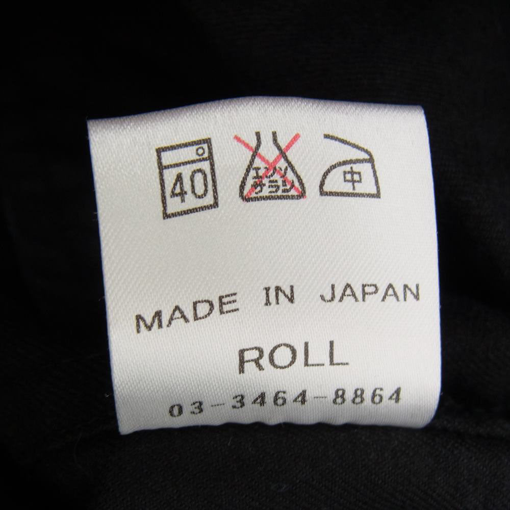 ロール 刺繍 ジャケット ブラック系 S【中古】