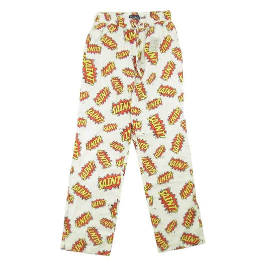 セントマイケル SM-A22-0000-028 AJAMA PANTS/POW パジャマパンツ ホワイト系 S【中古】