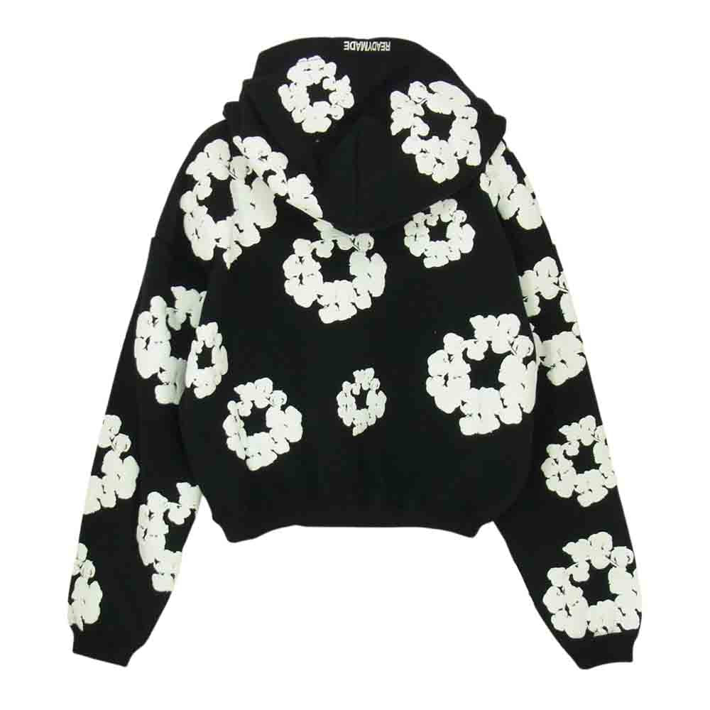 READY MADE レディメイド RE-DT-BK-00-00-10 DENIM TEARS デニムティアーズ CTN WREATH HOODIE WMN フーディー パーカー ブラック ブラック系 L【美品】【中古】