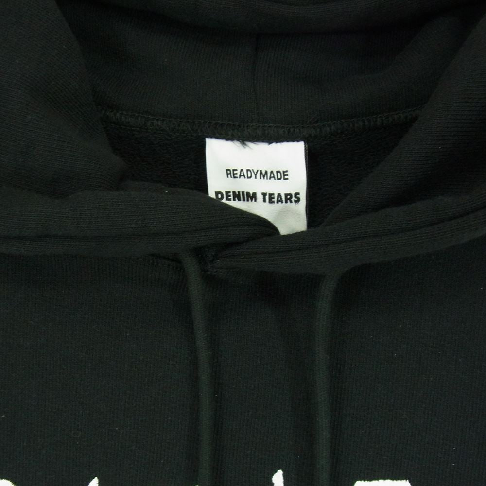 READY MADE レディメイド RE-DT-BK-00-00-10 DENIM TEARS デニムティアーズ CTN WREATH HOODIE WMN フーディー パーカー ブラック ブラック系 L【美品】【中古】