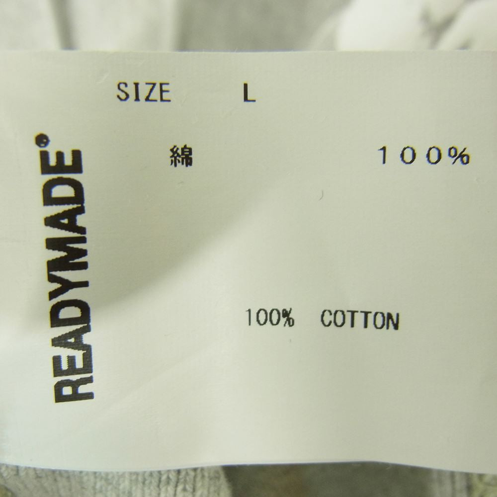 READY MADE レディメイド RE-DT-GY-00-00-08  DENIM TEARS デニムティアーズ COTTON WREATH HOODIE フーディー パーカー グレー グレー系 L【美品】【中古】