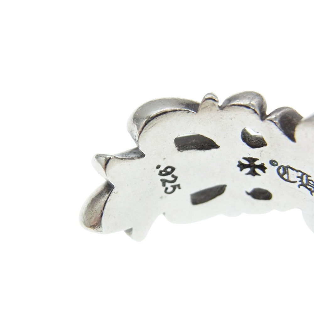 CHROME HEARTS クロムハーツ（原本無） ダブル フローラル クロス リング シルバー系【中古】