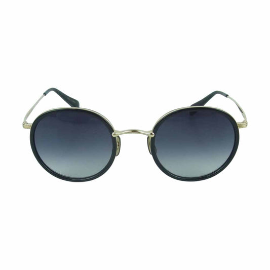 OLIVER PEOPLES オリバーピープルズ DANIA ダニア サングラス アイウェア 日本製 ブラック系 ゴールド系 48□88 140【中古】