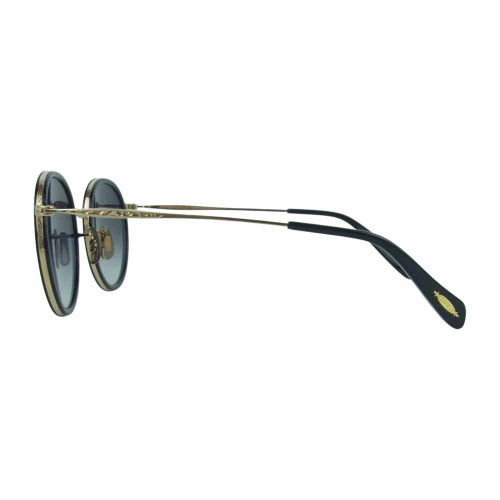 OLIVER PEOPLES オリバーピープルズ DANIA ダニア サングラス アイウェア 日本製 ブラック系 ゴールド系 48□88 140【中古】
