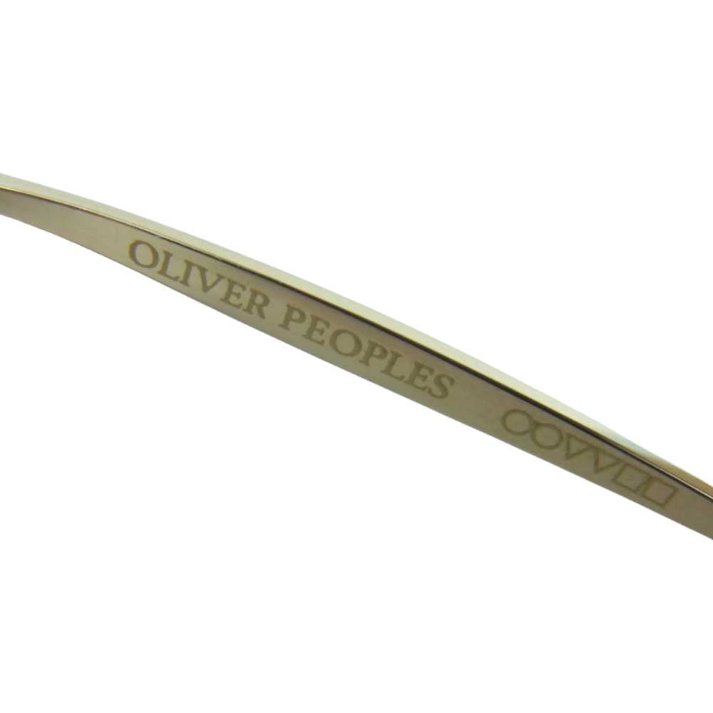 OLIVER PEOPLES オリバーピープルズ DANIA ダニア サングラス アイウェア 日本製 ブラック系 ゴールド系 48□88 140【中古】