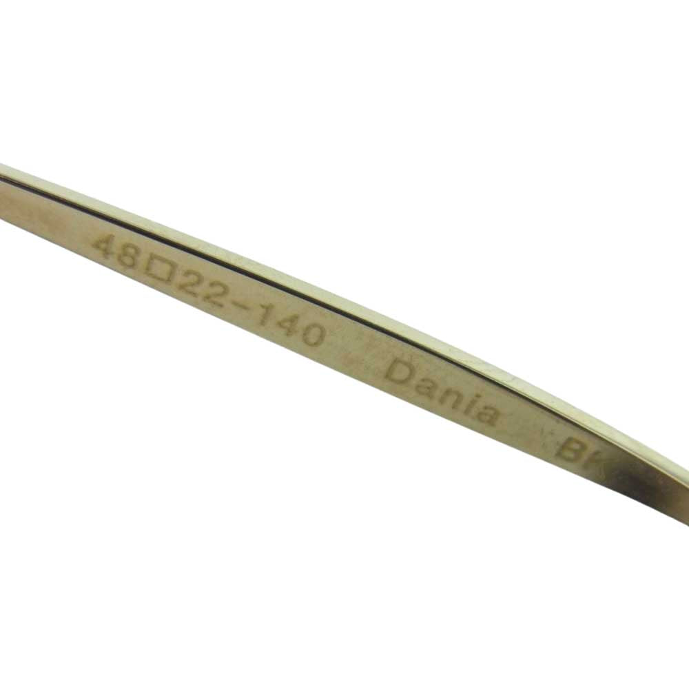OLIVER PEOPLES オリバーピープルズ DANIA ダニア サングラス アイウェア 日本製 ブラック系 ゴールド系 48□88 140【中古】