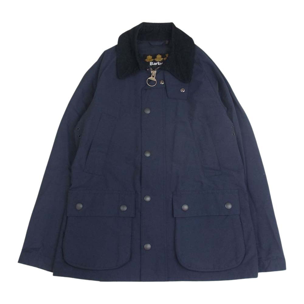 Barbour バブアー 1701106 ベトナム製 BEDALE SL ビデイル ノンオイルド ジャケット グレー系 ネイビー系 34【中古】