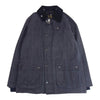 Barbour バブアー 4124947 SL BEDALE WASHED JACKET ビデイル ウィンドウペン ウォッシュ オイルド ジャケット ブラック系 グレー系 36【中古】