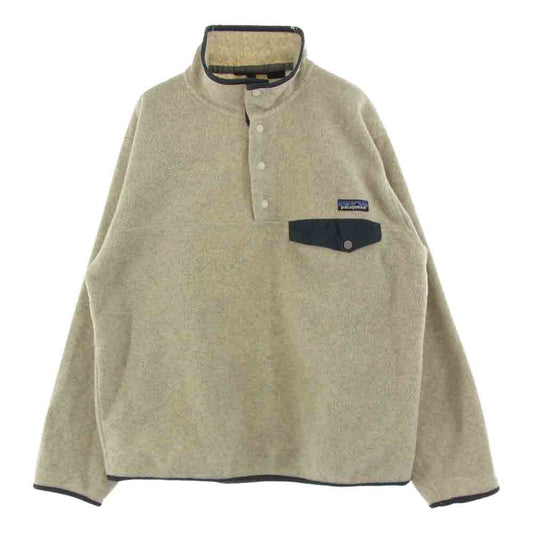 patagonia パタゴニア 25450 90s Synchilla Snap-T Pullover シンチラ スナップ プルオーバー フリース ジャケット グレー系 S【中古】
