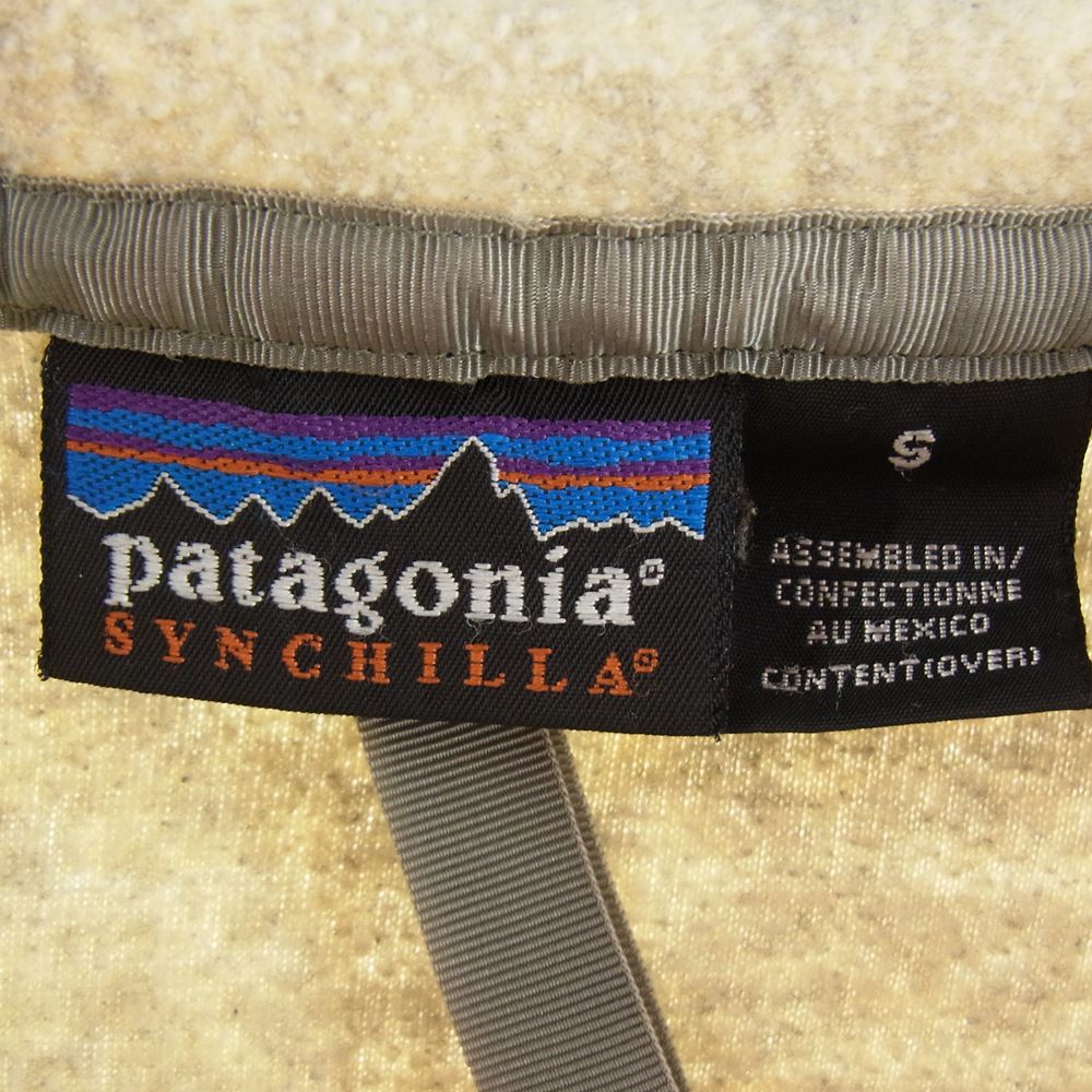 patagonia パタゴニア 25450 90s Synchilla Snap-T Pullover シンチラ スナップ プルオーバー フリース ジャケット グレー系 S【中古】