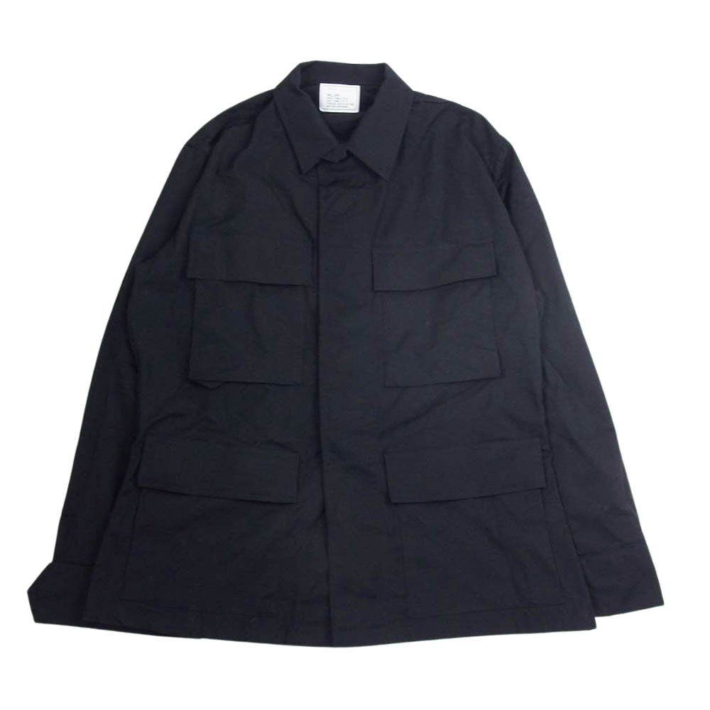 アメリカ軍 8415-01-422-1991 90s BDU JACKET ミリタリー ファティーグ ジャケット ブラック系 S【中古】