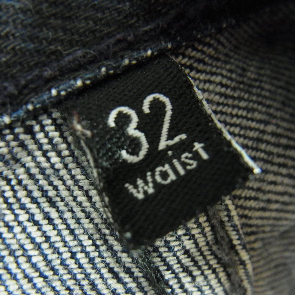 スワーブ regular trim fit jeans レギュラー フィット ストレート ジーンズ デニムパンツ インディゴブルー系 32【中古】