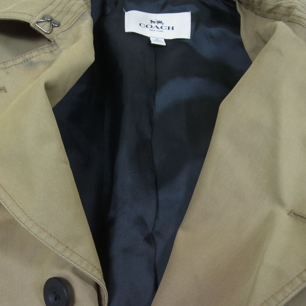COACH コーチ トレンチコート トレンチ ベージュ系 M【中古】