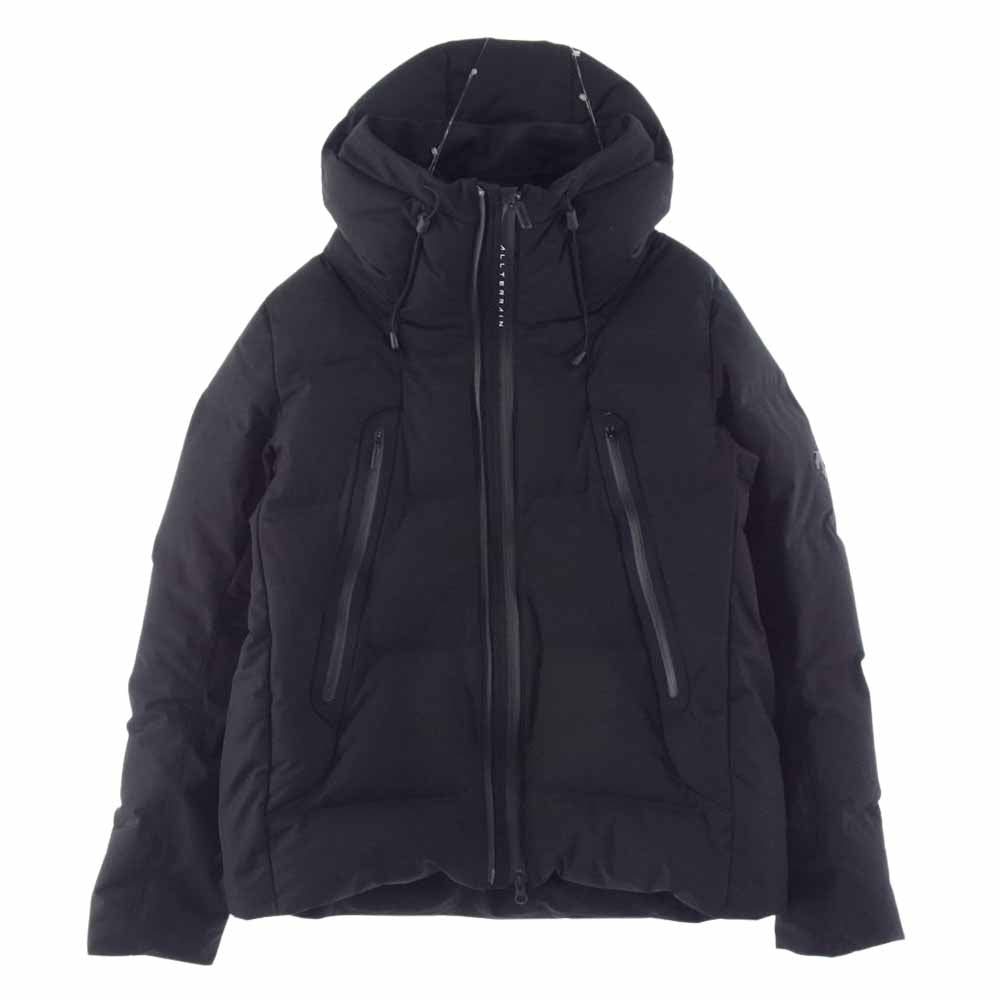 DESCENTE デサント DX-G0392JS ALLTERRAIN オルテライン MOUNTAINEER MIZUSAWA DOWN JACKET 水沢ダウン マウンテニア ダウン ジャケット ブラック系 M【中古】