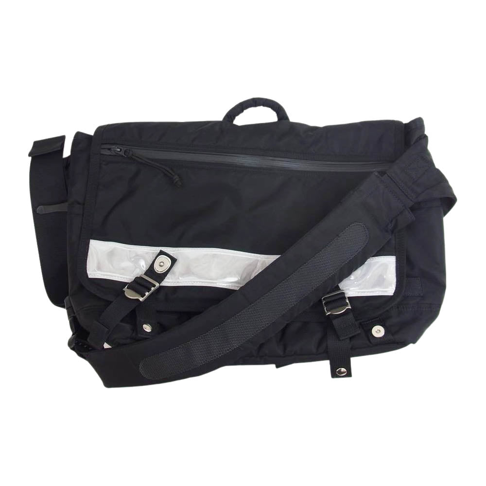 Sacai サカイ 22SS 22-0328S × PORTER ポーター MESSENGER BAG メッセンジャー ショルダー バック ブラック系【中古】