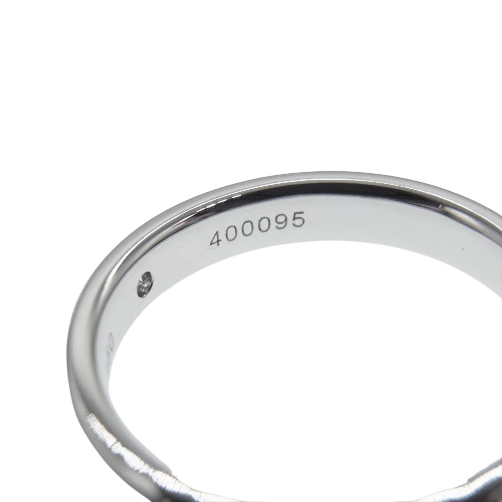 HARRY WINSTON ハリーウィンストン WBDPRDBZ3MM 【新品仕上げ済】 Pt950 1P ダイヤ ラウンドカット マリッジリング 6.5号【極上美品】【中古】