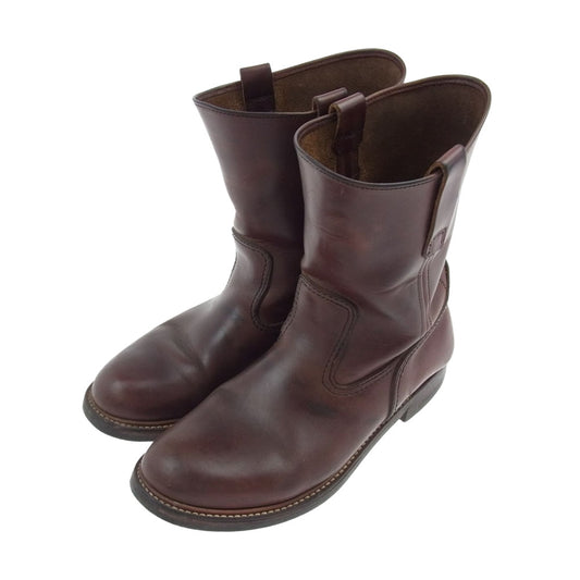 LONE WOLF ロンウルフ PECOS BOOTS FARMER ペコス ブーツ ブラウン系【中古】
