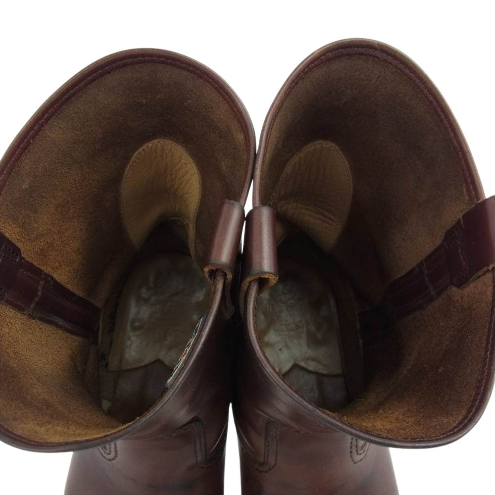 LONE WOLF ロンウルフ PECOS BOOTS FARMER ペコス ブーツ ブラウン系【中古】