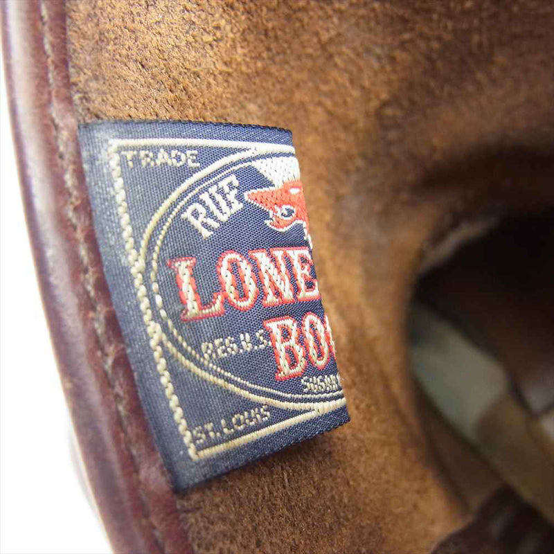 LONE WOLF ロンウルフ PECOS BOOTS FARMER ペコス ブーツ ブラウン系【中古】