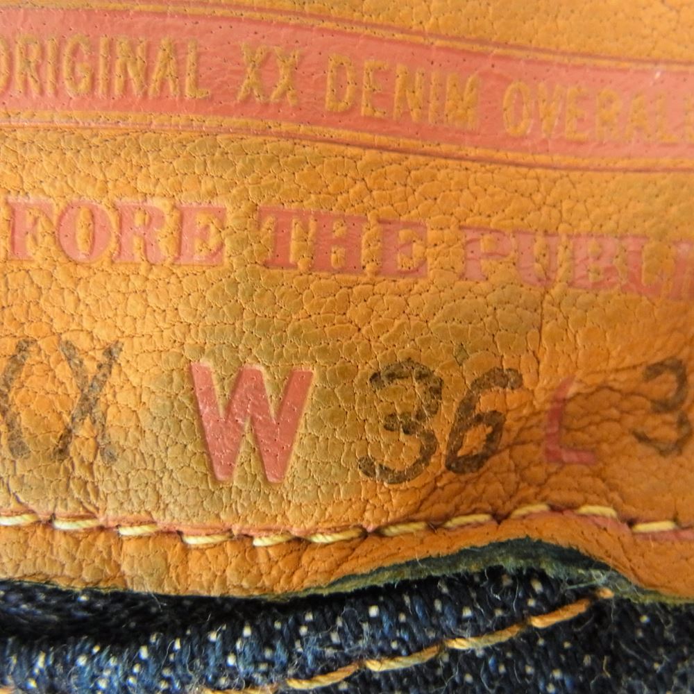 WAREHOUSE ウエアハウス Lot 1001XX 1001xx デニム パンツ インディゴブルー系 36【中古】