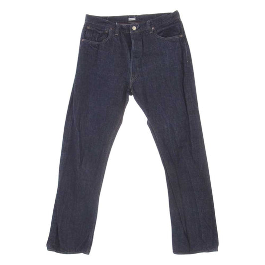 WAREHOUSE ウエアハウス DD-1001XX DUCK DIGGER ダックディガー 1947 MODEL ONE WASH デニムパンツ インディゴブルー系 36【中古】
