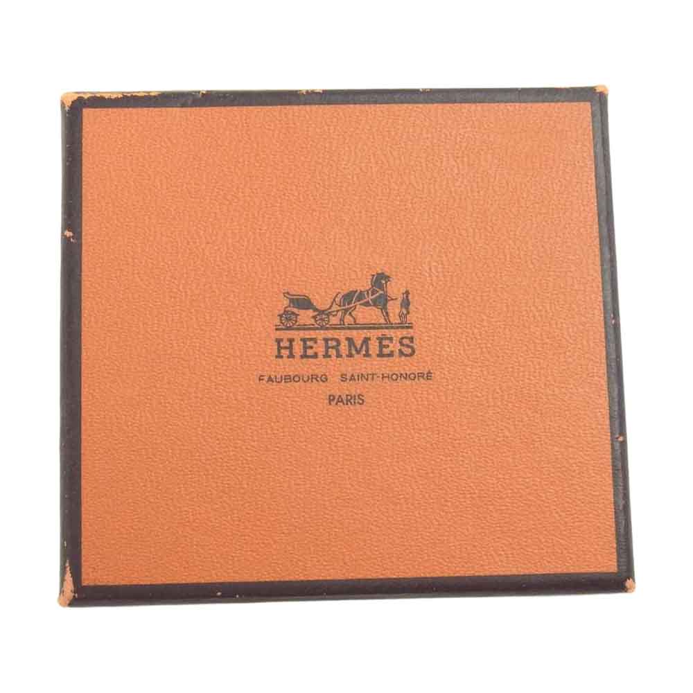 HERMES エルメス グレナン レザー ネックレス チョーカー ブラウン系【中古】