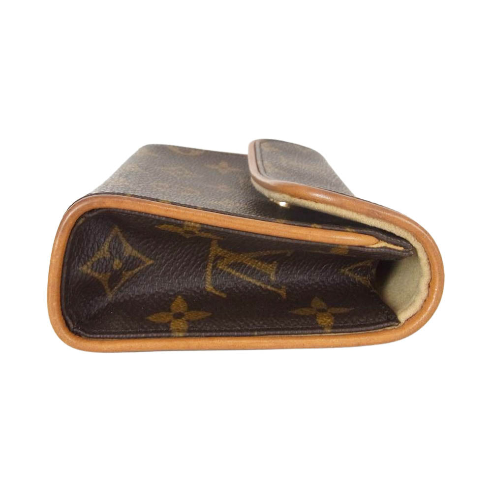 LOUIS VUITTON ルイ・ヴィトン M51855  フロランティーヌ モノグラム ストラップ付き ポシェット バッグ  ブラウン系【中古】