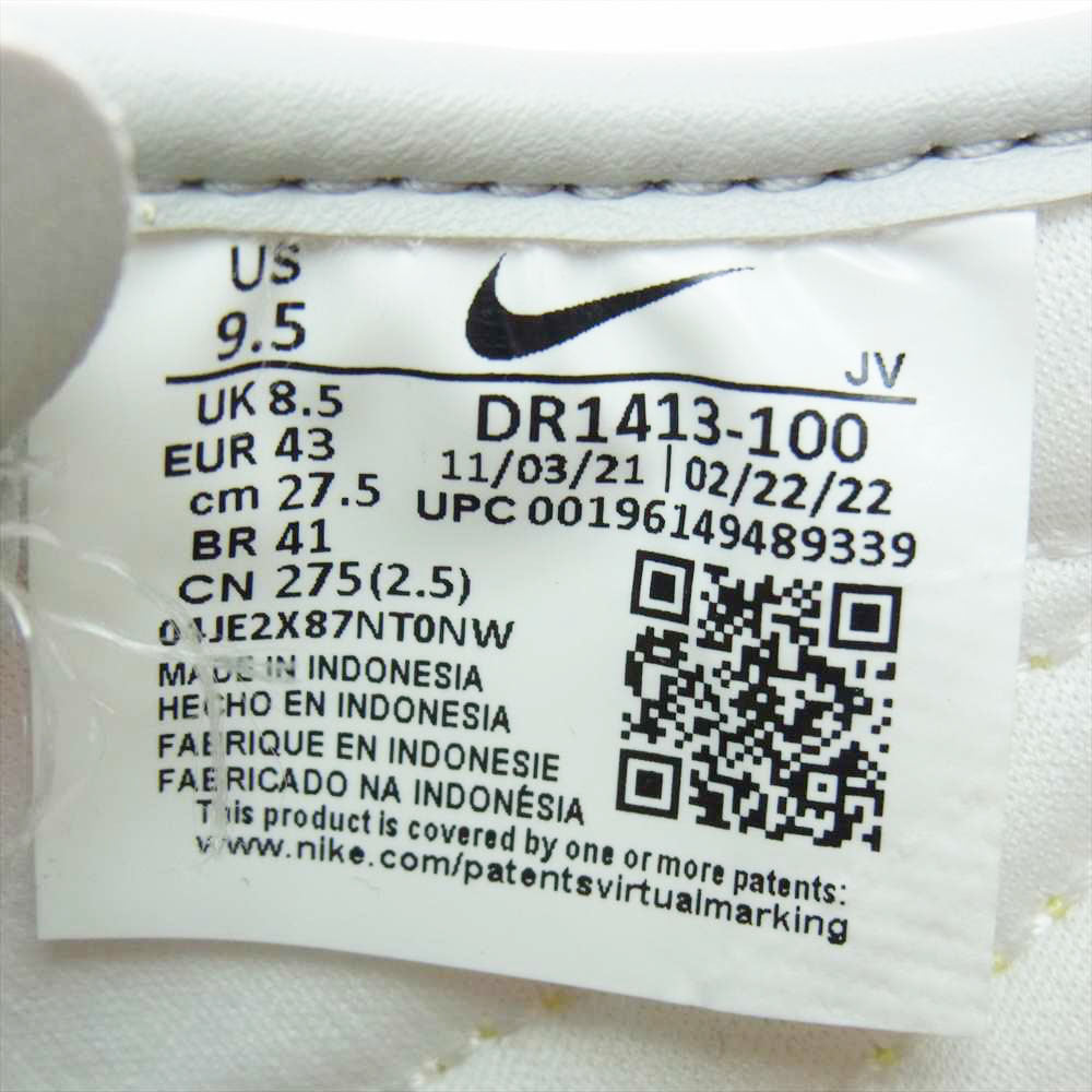 NIKE ナイキ DR1413-100 CORTEZ SP コルテッツ スペシャル ユニオン ホワイト/レモン フロスト マルチカラー系 US9.5(27.5)【新古品】【未使用】【中古】