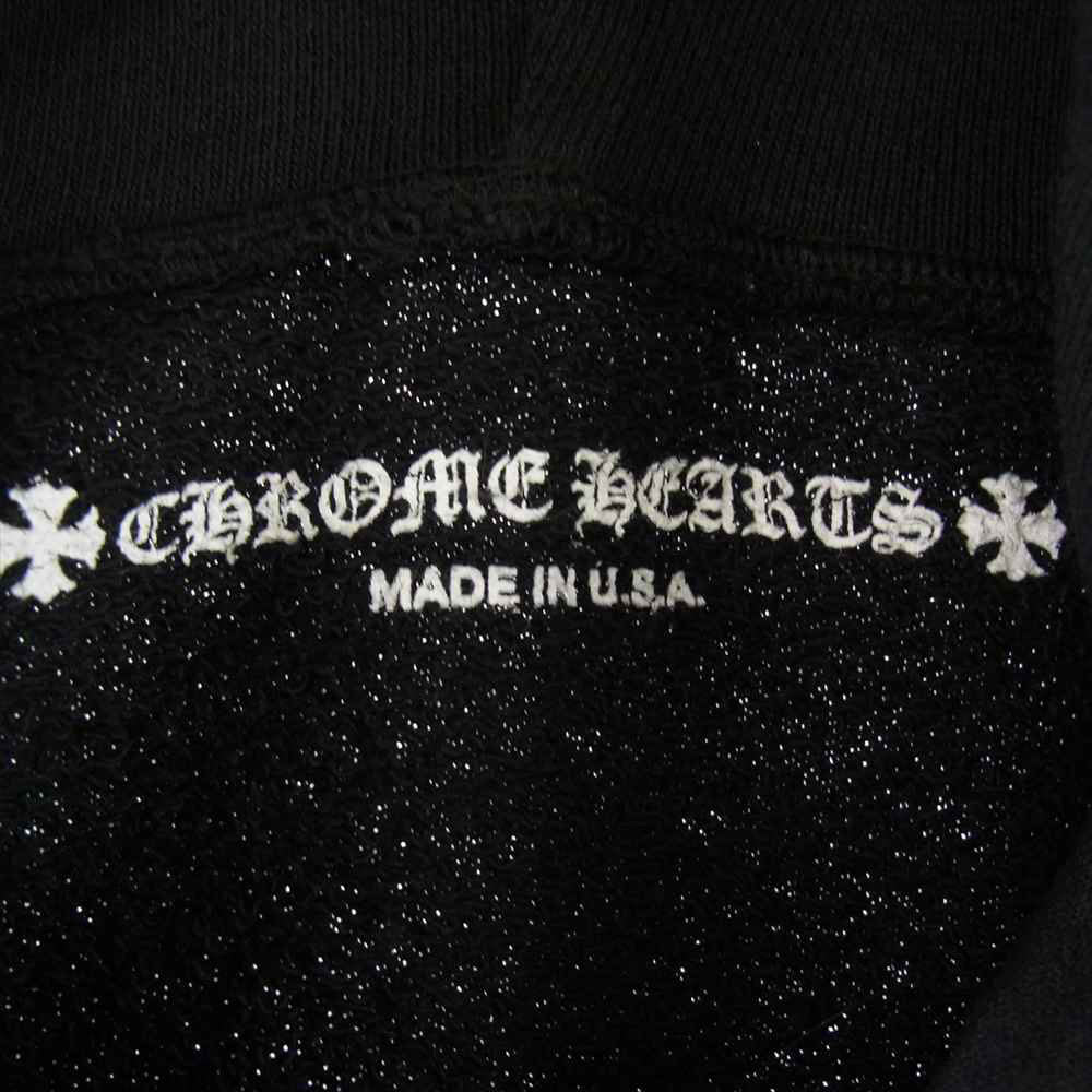 CHROME HEARTS クロムハーツ（原本無） 国内正規品 MATTY BOY PPO America Hoodie マッティボーイ 星条旗 プルオーバー パーカー ブラック系 S【中古】