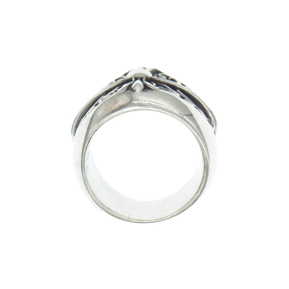 CHROME HEARTS クロムハーツ（原本無） CLASSIC OVAL CROSS クラシックオーバル クロス リング シルバー系【中古】