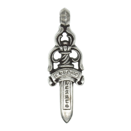 CHROME HEARTS クロムハーツ（原本無） LARGE DAGGER ラージダガー ペンダントトップ シルバー系【中古】