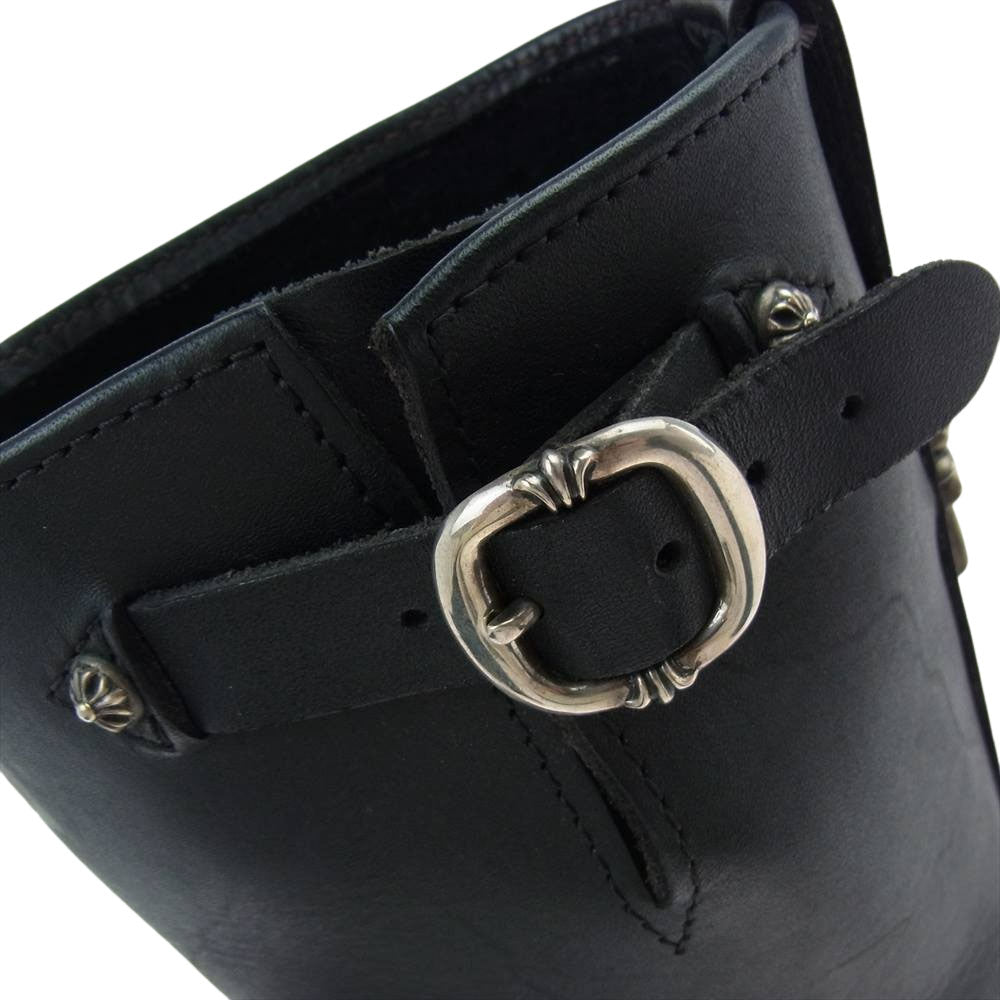 CHROME HEARTS クロムハーツ（原本無） WESCO ENGNR BOSS9 CH CRS SML ウエスコ ボス ガンスリンガー ダガー エンジニア ブーツ ブラック系 10E【中古】