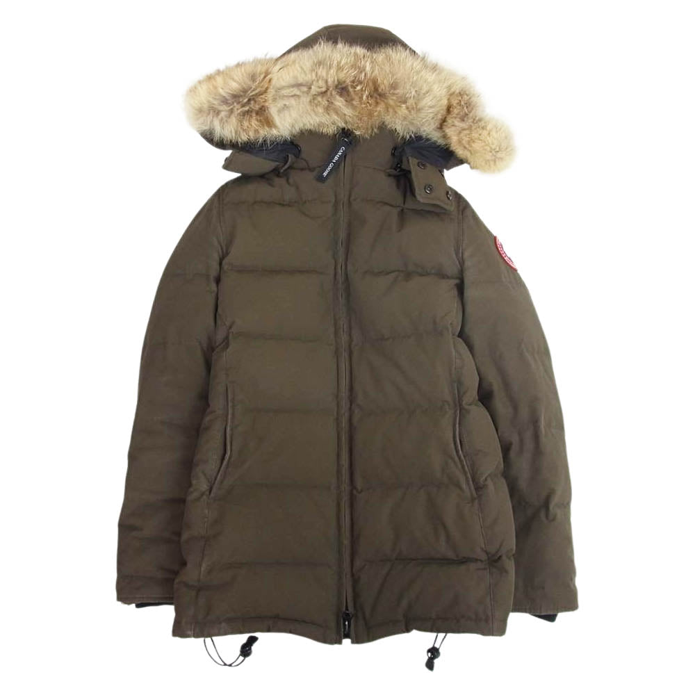 CANADA GOOSE カナダグース 2301JL 国内正規品 グリフィンタグ BELLEVILLE ベルビル ダウン コート ジャケット カーキ系 S【中古】