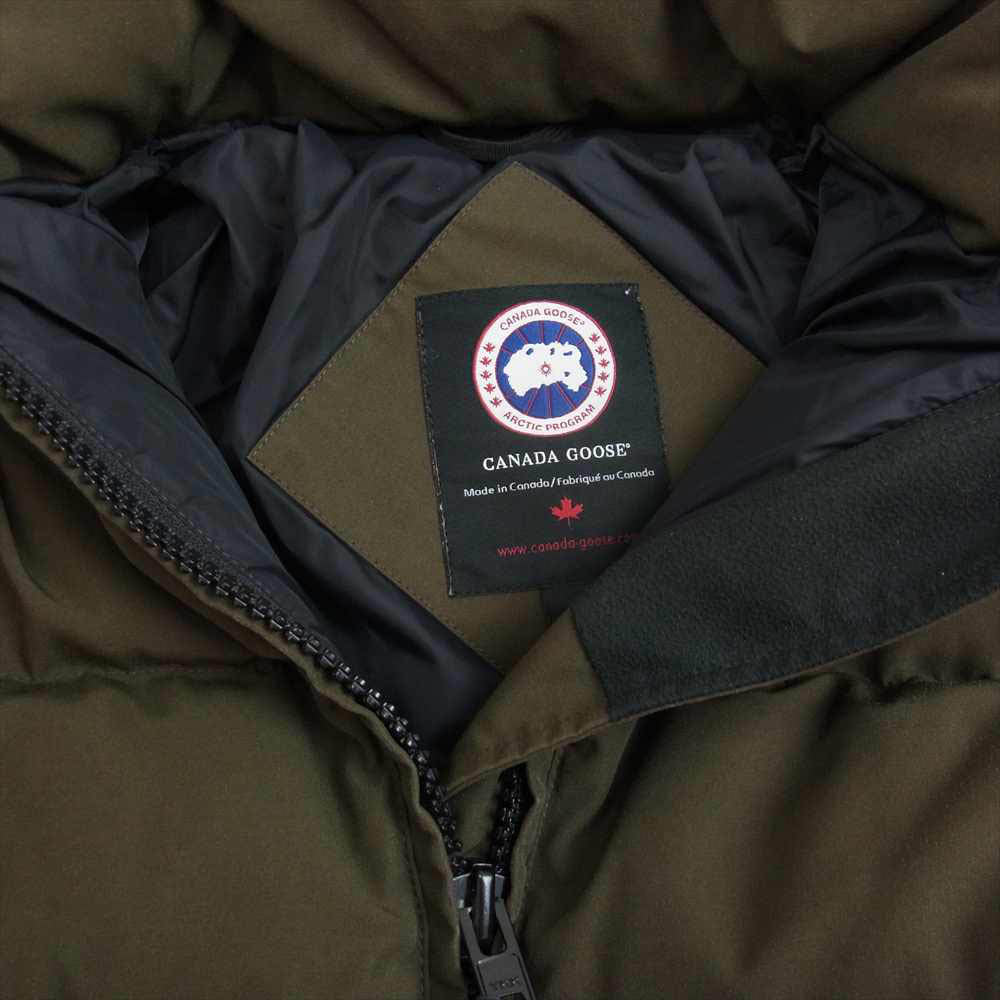 CANADA GOOSE カナダグース 2301JL 国内正規品 グリフィンタグ BELLEVILLE ベルビル ダウン コート ジャケット カーキ系 S【中古】