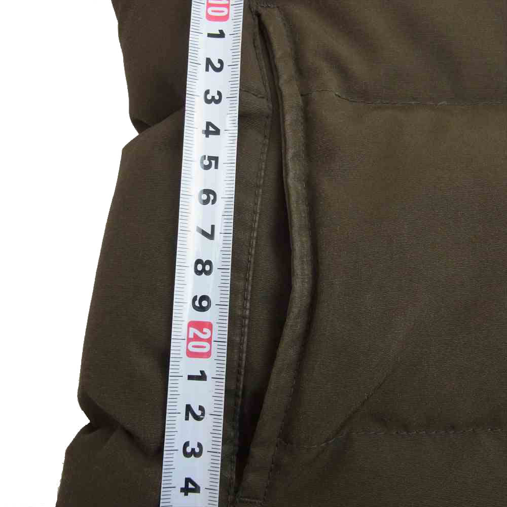 CANADA GOOSE カナダグース 2301JL 国内正規品 グリフィンタグ BELLEVILLE ベルビル ダウン コート ジャケット カーキ系 S【中古】