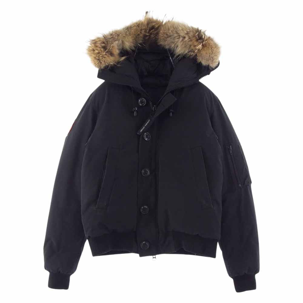 CANADA GOOSE カナダグース 7958JM 国内正規品 グリフィンタグ  LABRADOR ラブラドール ファー付 ダウン ジャケット ブラック系 M【中古】