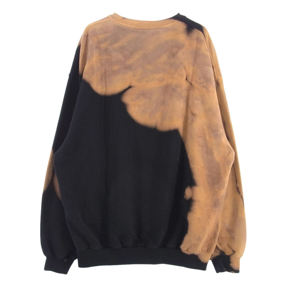 BALENCIAGA バレンシアガ 486095 TWK44 国内正規品 Oversize Bleach Homme Sweater オーバーサイズ ブリーチ スウェット トレーナー マルチカラー系 L【中古】