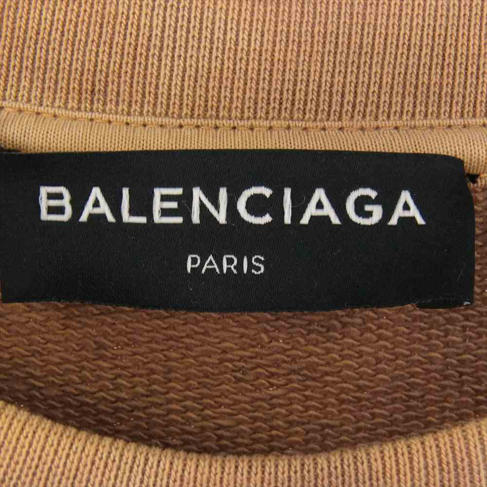 BALENCIAGA バレンシアガ 486095 TWK44 国内正規品 Oversize Bleach Homme Sweater オーバーサイズ ブリーチ スウェット トレーナー マルチカラー系 L【中古】