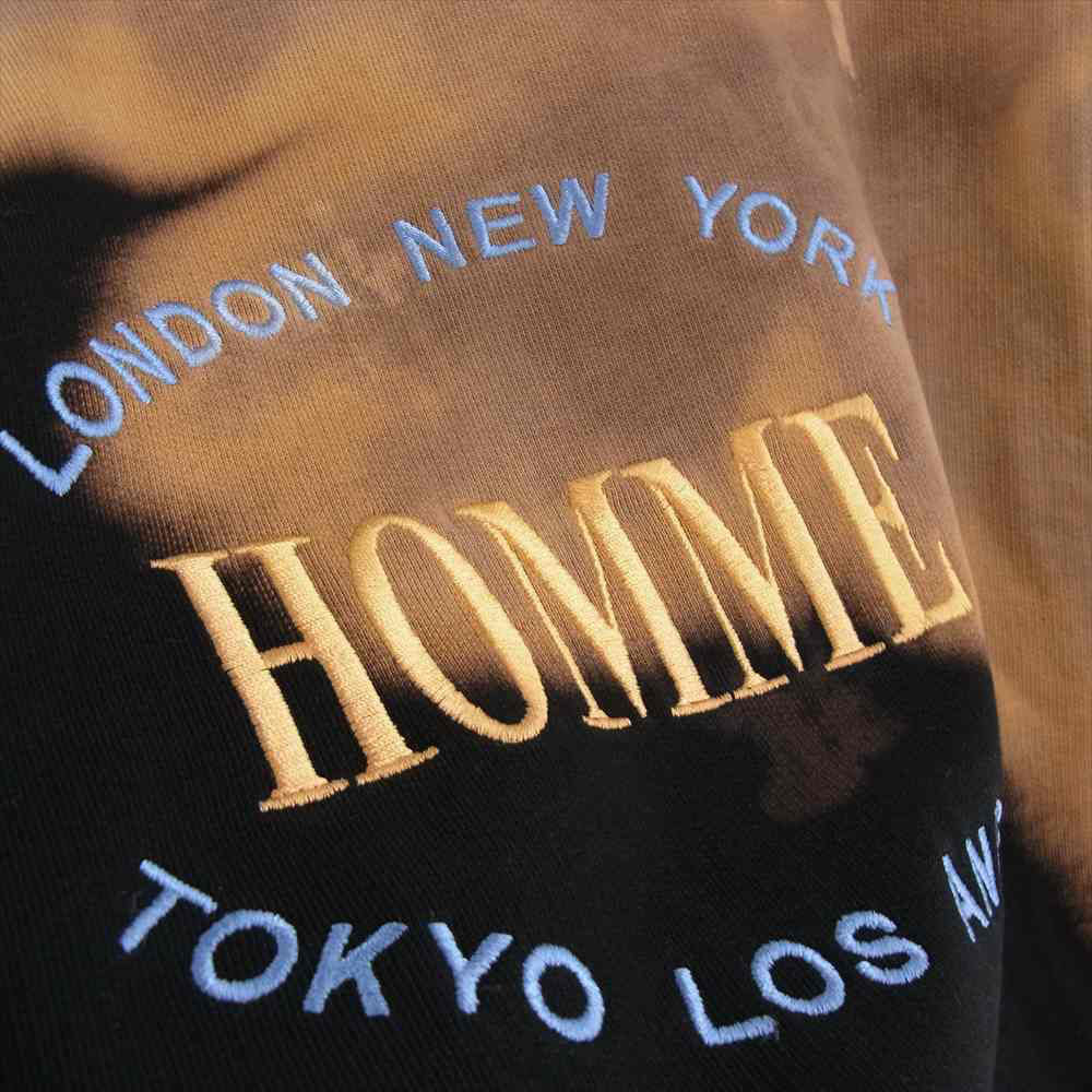 BALENCIAGA バレンシアガ 486095 TWK44 国内正規品 Oversize Bleach Homme Sweater オーバーサイズ ブリーチ スウェット トレーナー マルチカラー系 L【中古】