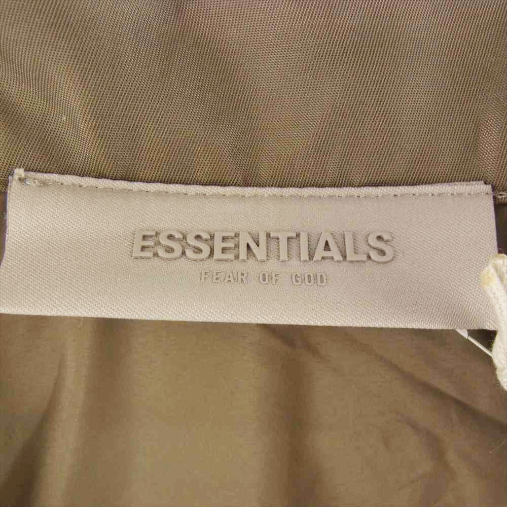 FEAR OF GOD フィアオブゴッド EW22F-186SU224004F ESSENTIALS Nylon Shirt エッセンシャルズ ナイロン 半袖 シャツ カーキ系 L【新古品】【未使用】【中古】