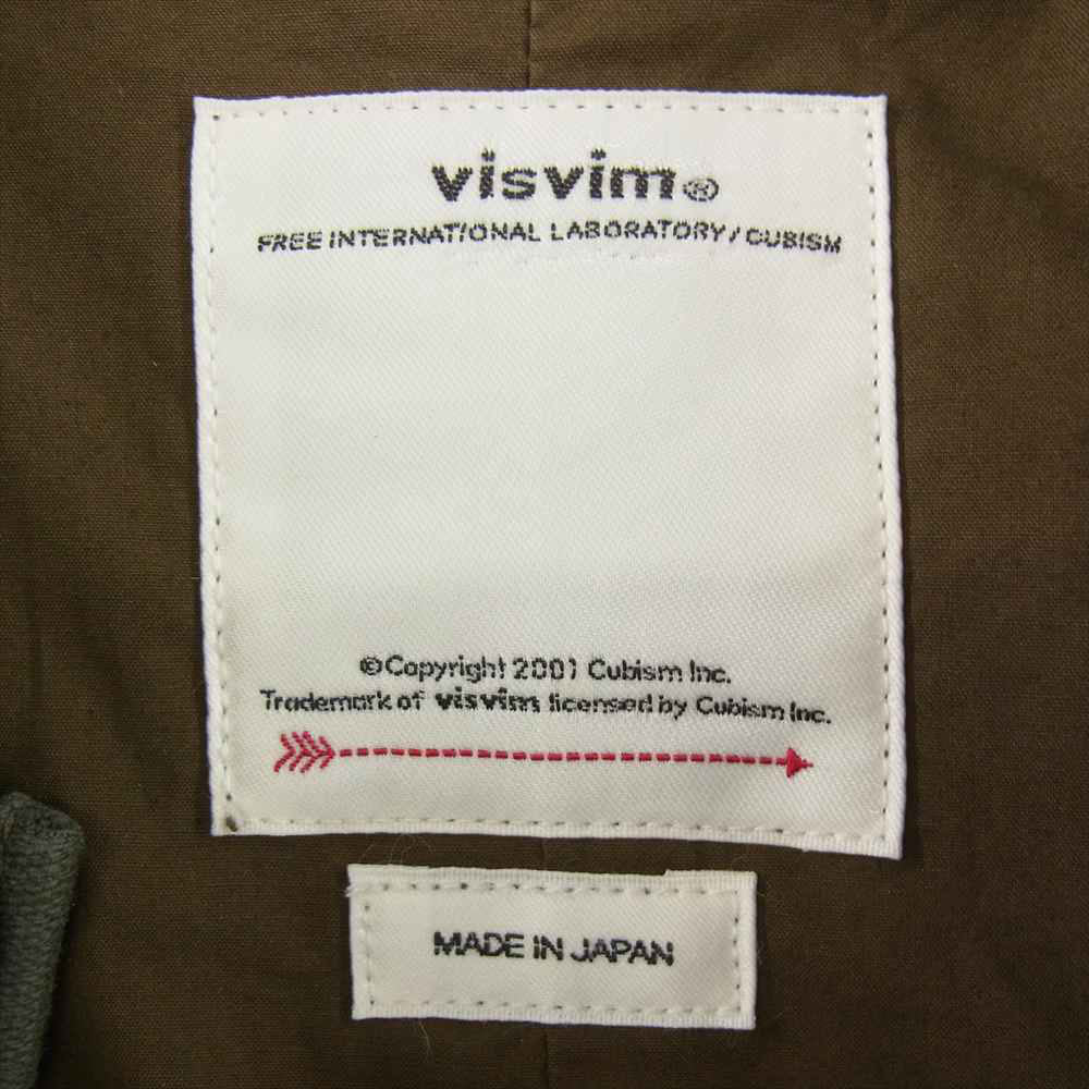 VISVIM ビズビム 22AW 0122205013008 SIX-FIVE FISHTAIL PARKA フィッシュテール パーカー オリーブ系 2【極上美品】【中古】