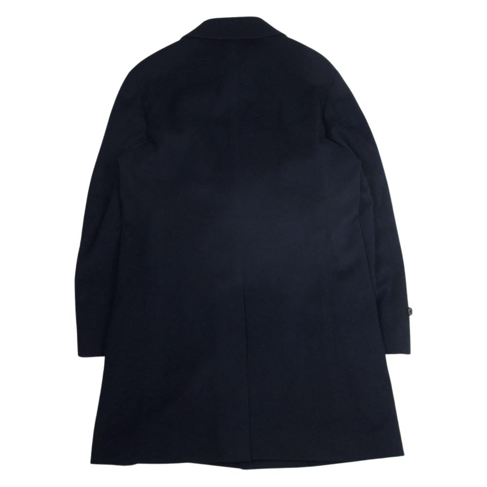 ジェイプレス JPRESS ジェイプレス カシミヤ 混 ウールコート ステンカラー ネイビー系 XL【中古】
