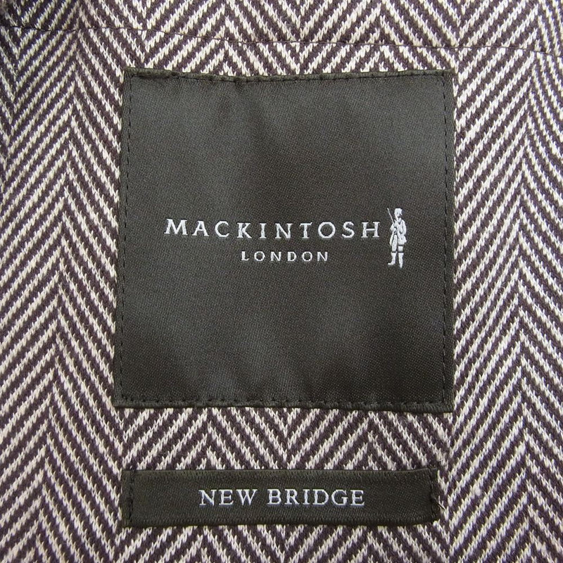Mackintosh マッキントッシュ NEW BRIDGE テーラードジャケット ブラウン系 40【中古】