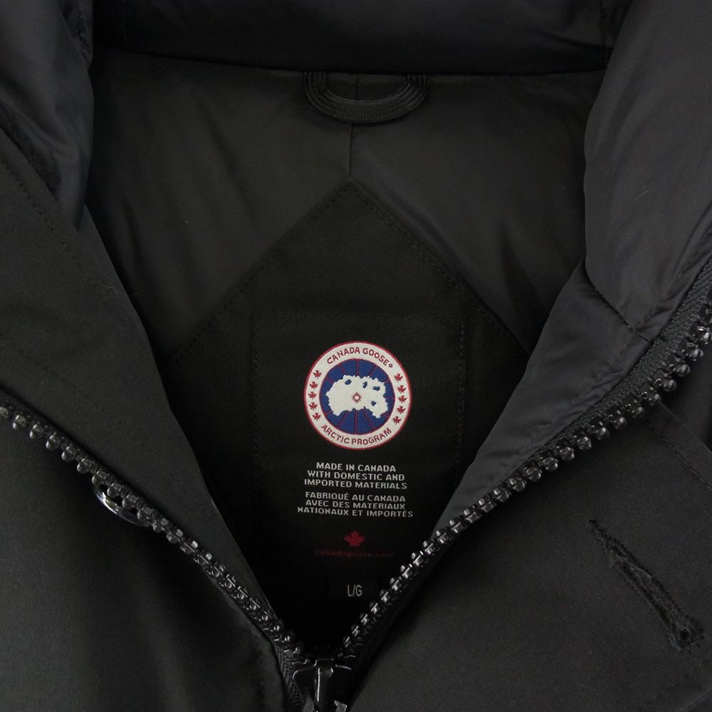 CANADA GOOSE カナダグース 3438JM 国内正規品 サザビーリーグ JASPER PARKA ジャスパー パーカー ダウン ジャケット ブラック系 L【中古】