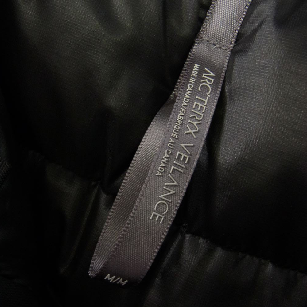 ARC'TERYX アークテリクス 国内正規品 VEILANCE MONITOR DOWN COAT ヴェイランス モニター ダウン コート ブラック系 M【中古】