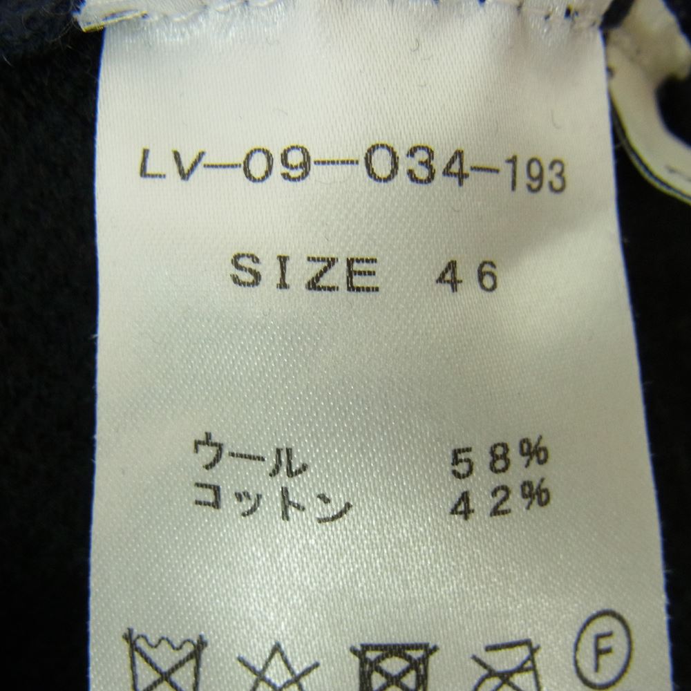ラボラトリオ フーディー ニット パーカー ダークネイビー系 38【中古】
